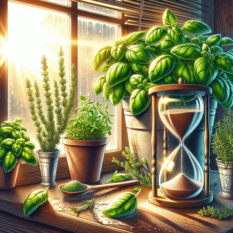 how often to water indoor herbs