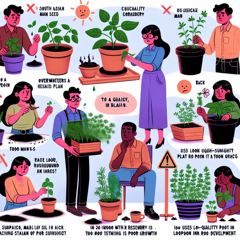 common mistakes in indoor herb gardening