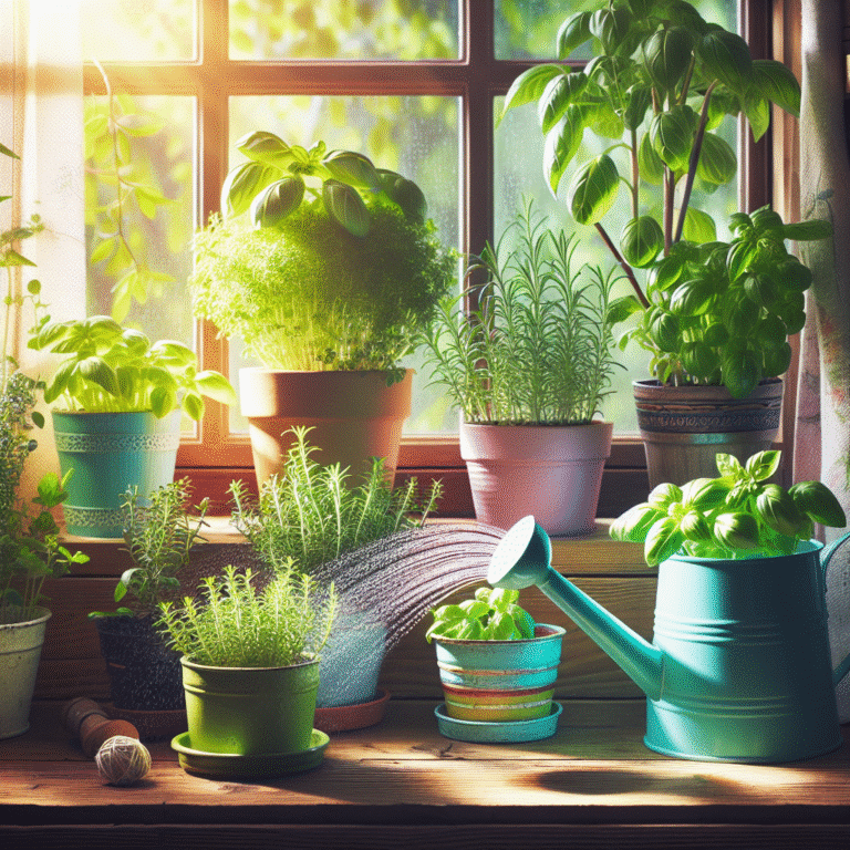 a beginner’s guide to watering indoor herbs